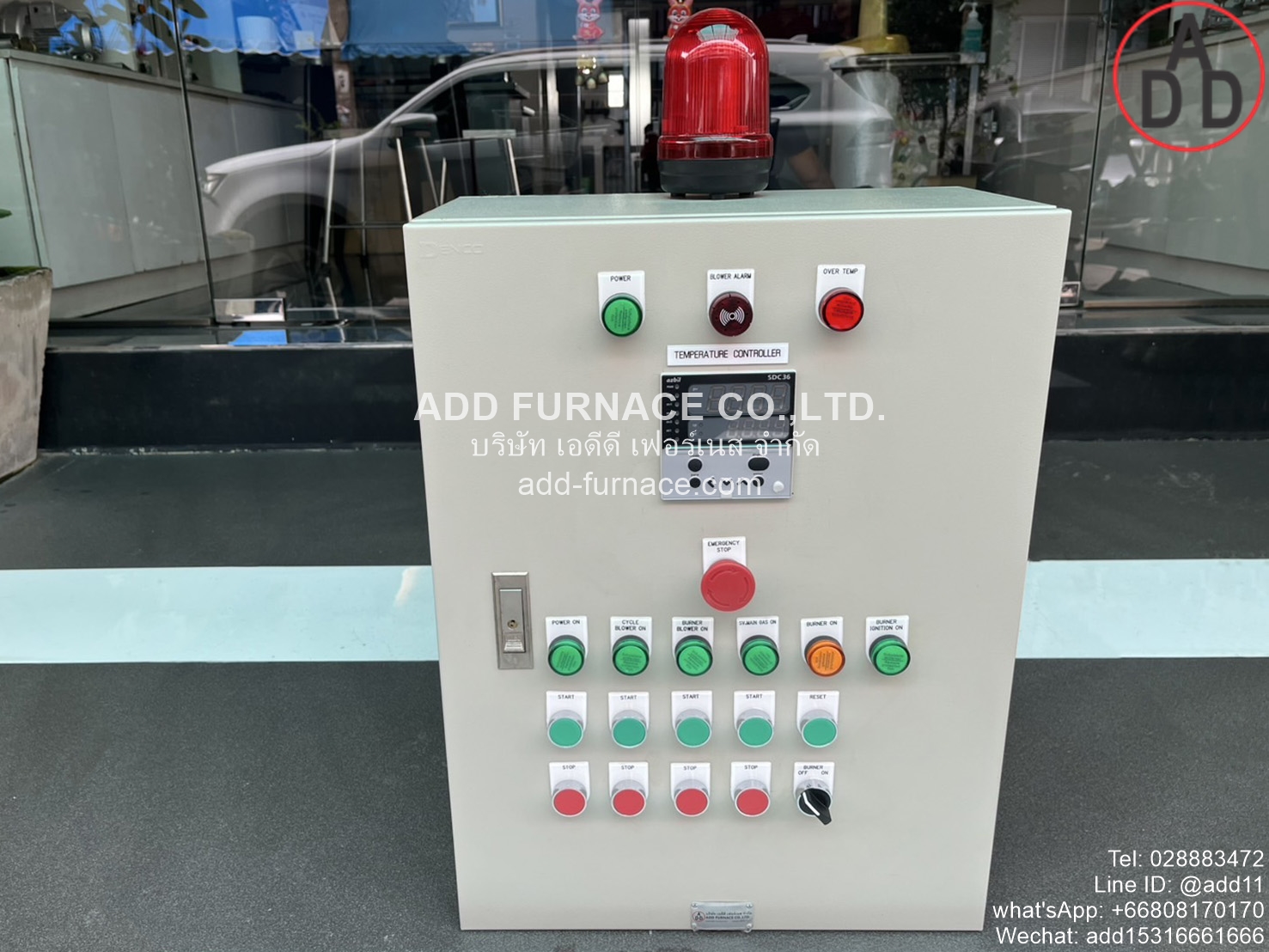 Gas Burner RAH80 Temperature Control Box Separate Out Burner Controller
 (22)